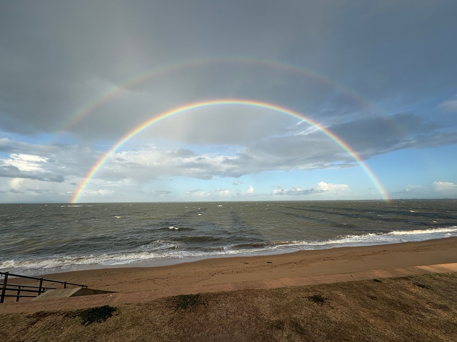 Rainbow over Margate after the rain